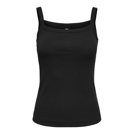 ONLY Vira S/L Rib Top - Black