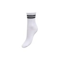 ONLY Sophia Tennis Strømper - Cloud Dancer/Black Stripes