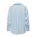ONLY Zazima L/s Loose Fit Skjorte - Chambray Blue