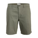 JJ REBEL Sharp Chino Shorts - Olive Night