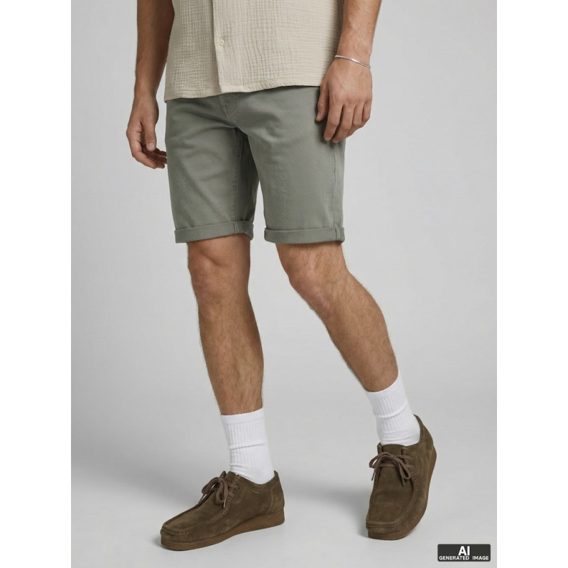 JJ REBEL Sharp Chino Shorts - Olive Night