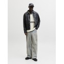 JACK & JONES Club Football langærmet bluse - Cloud Dancer