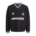 JACK & JONES Club Football langærmet bluse - Black