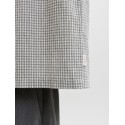 JACK & JONES  Dazur Seersucker Ternet Kortærmet Skjorte - Antique White