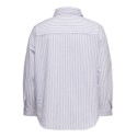 ONLY CARMAKOMA Liah langærmet Blonde skjorte - Bright White