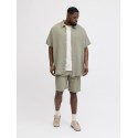 JACK & JONES PLUS Jaiden Patras jogger shorts - Seagrass