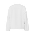 PIECES Sadie langærmet bluse - Cloud Dancer