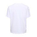 ONLY Emmima kortærmet t-shirt - Bright White w. Emmina so chill