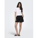 ONLY Emmima kortærmet t-shirt - Bright White w. Emmina too much front