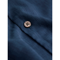 JACK & JONES Blurico Tencel kortærmet skjorte - Pageant Blue
