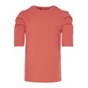 KIDS ONLY Live Love 2/4 Puff Ærme Top - Deep Sea Coral