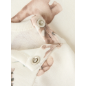 NAME IT BABY Hanimal langærmet body - Coconut Milk