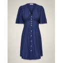 JDY Nora Kortærmet kjole - Medieval Blue