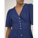 JDY Nora Kortærmet kjole - Medieval Blue