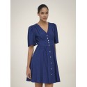 JDY Nora Kortærmet kjole - Medieval Blue