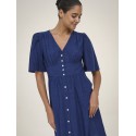 JDY Nora Kortærmet kjole - Medieval Blue