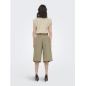 JDY Bianca Bermuda shorts - Lead Gray