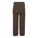 ONLY Bretty skirt detail bukser - Chocolate Brown