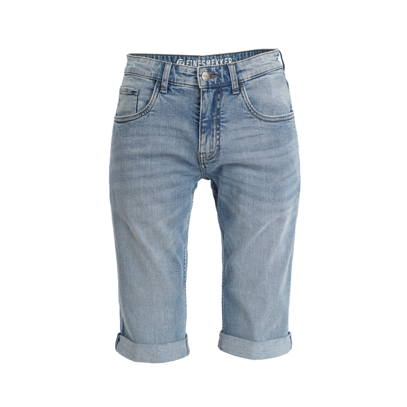 FINESMEKKER Dominic Denim capri shorts - Super Stonewash