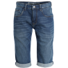 FINESMEKKER Dominic Denim capri shorts - Dark Stonewash