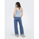 JDY Nanna stik top - Cashmere Blue