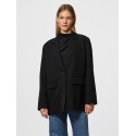 PIECES kamil langærmet loose blazer - Black