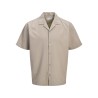 JACK & JONES PLUS Global waffle resort kortærmet skjorte - Vintage Khaki