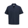 JACK & JONES Global waffle resort kortærmet skjorte - Navy Blazer