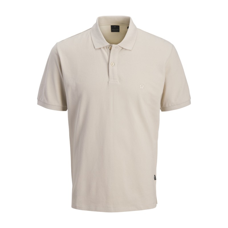 JACK & JONES PLUS Blawestone kortærmet polo - Ancient Scroll SOLID