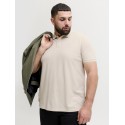 JACK & JONES PLUS Blawestone kortærmet polo - Ancient Scroll SOLID