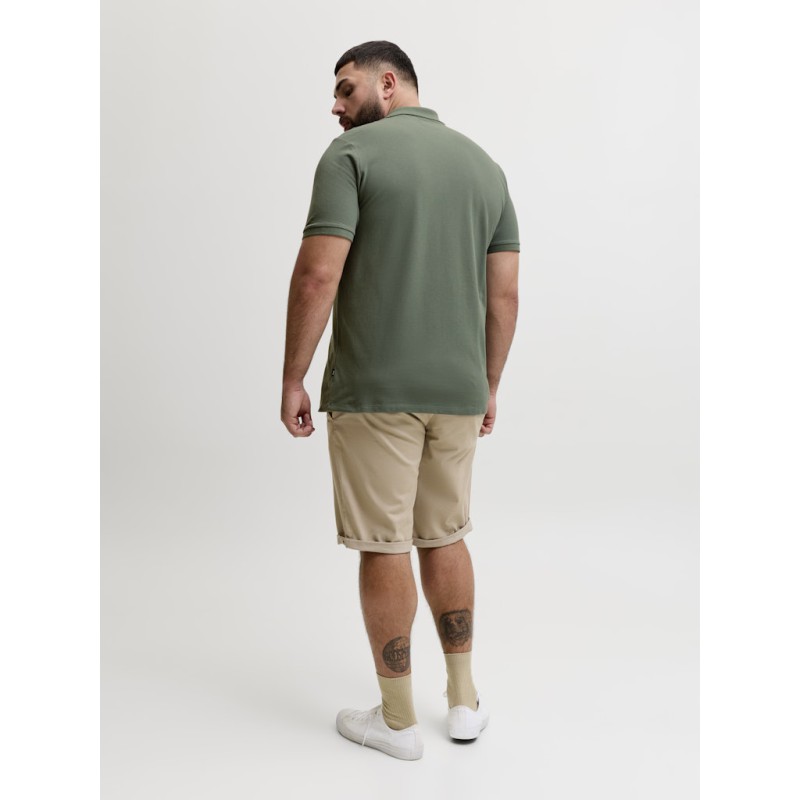 JACK & JONES PLUS Blawestone kortærmet polo - Laurel Wreath SOLID