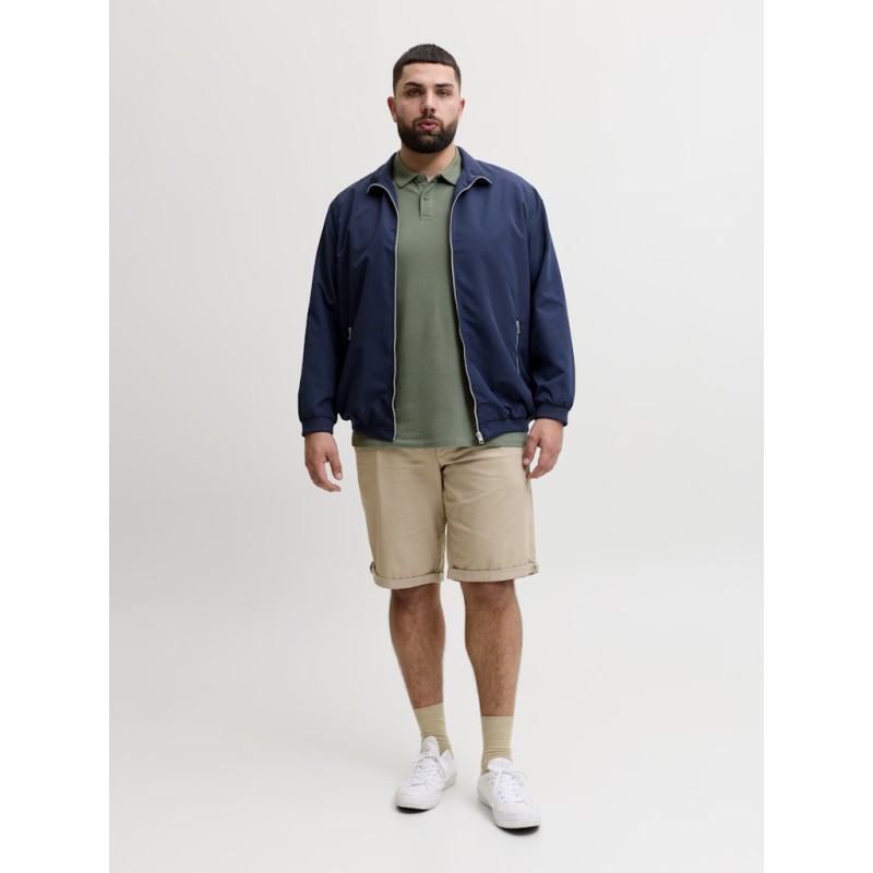 JACK & JONES PLUS Blawestone kortærmet polo - Laurel Wreath SOLID