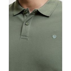 JACK & JONES PLUS Blawestone kortærmet polo - Laurel Wreath SOLID