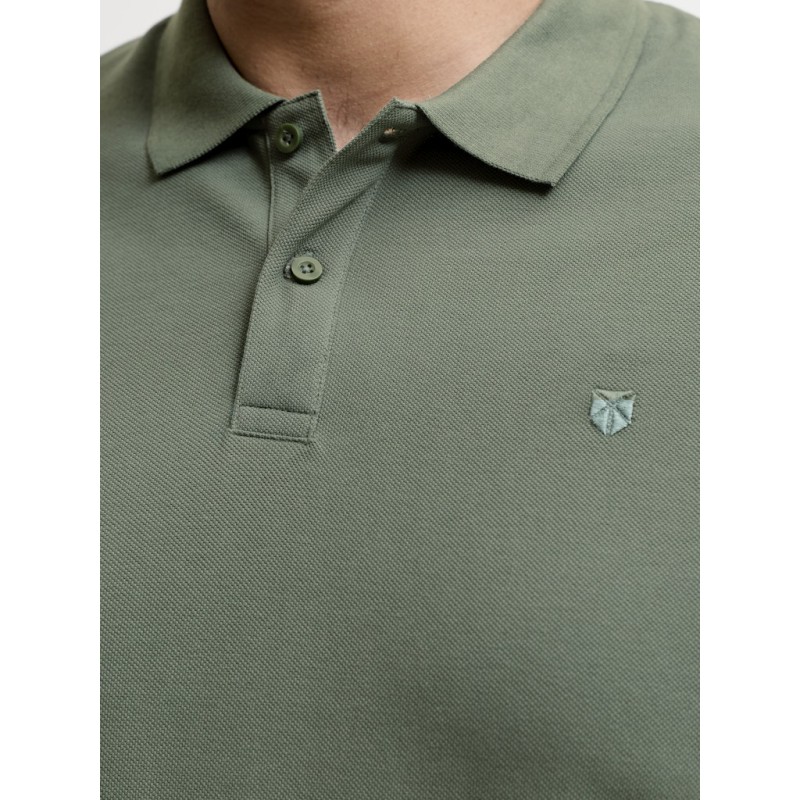 JACK & JONES PLUS Blawestone kortærmet polo - Laurel Wreath SOLID