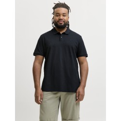 JACK & JONES PLUS Blawestone kortærmet polo - Night Sky SOLID