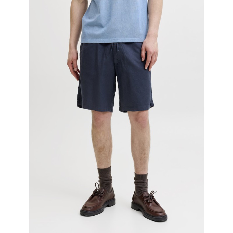 JACK & JONES Jaiden hybrid bondi jog hør shorts - Dark Navy