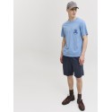 JACK & JONES Jaiden hybrid bondi jog hør shorts - Dark Navy