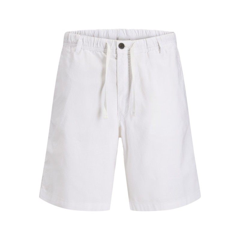 JACK & JONES Jaiden hybrid bondi jog hør shorts - White