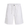 JACK & JONES Jaiden hybrid bondi jog hør shorts - White