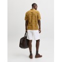 JACK & JONES Jaiden hybrid bondi jog hør shorts - White