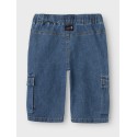 NAME IT Mini Ben Jogger Denim Knickers - Dark Blue Denim