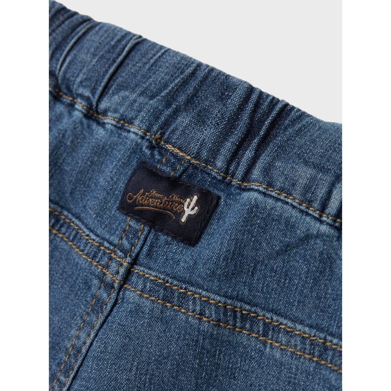 NAME IT Mini Ben Jogger Denim Knickers - Dark Blue Denim