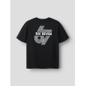 NAME IT KIDS Ridoj kortærmet t-shirt - Black