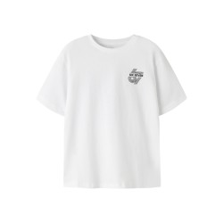 NAME IT KIDS Ridoj kortærmet t-shirt - Bright White