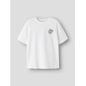 NAME IT KIDS Ridoj kortærmet t-shirt - Bright White
