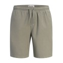 JACK & JONES Jaiden waffle resort shorts - Vetiver