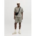JACK & JONES Jaiden waffle resort shorts - Vetiver