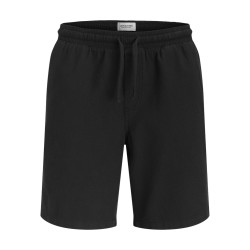 JACK & JONES Jaiden waffle resort shorts - Black