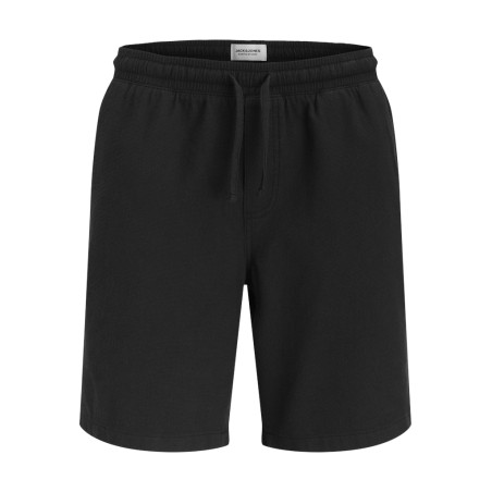 JACK & JONES Jaiden waffle resort shorts - Black