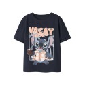 NAME IT MINI Antonie Stitch kortærmet t-shirt - Navy Blazer